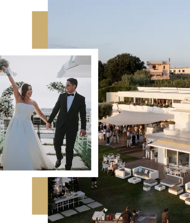 Villa taurinus eventi matrimonio a Pozzuoli